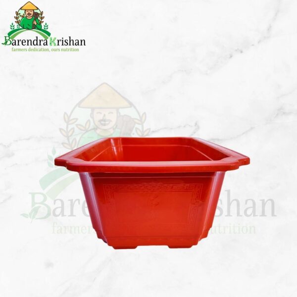 Classic Design Plastic Orange Bonsai Pot - 38cm