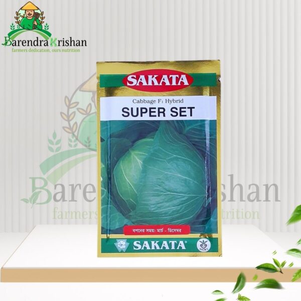 Super Set Hybrid (F1) Cabbage Seed 10gm-সুপার সেট বাঁধাকপি